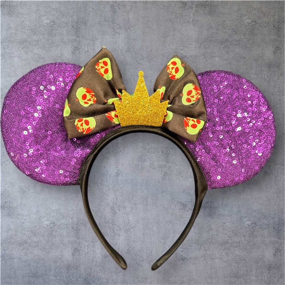 Disney Villains Evil Queen Snow White Minnie Mouse Mickey Mouse Ears Headband